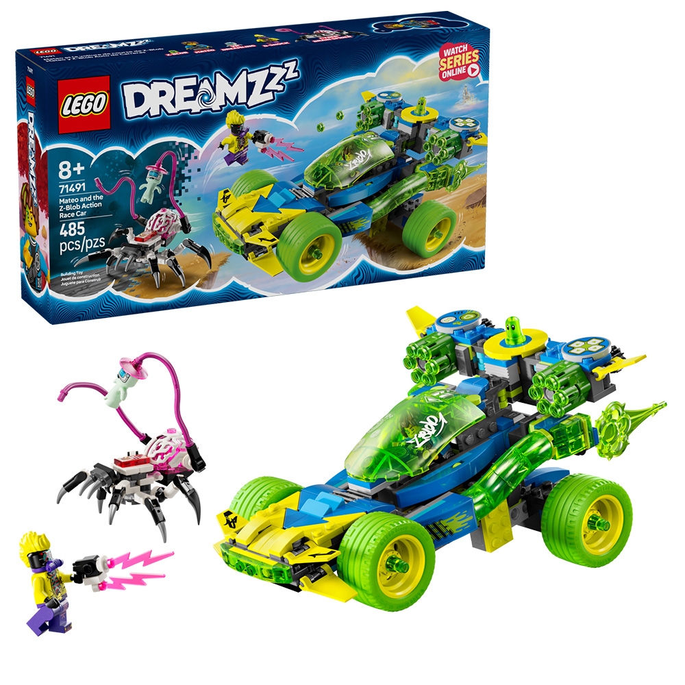 樂高LEGO DREAMZzz系列 - 71491 馬特歐和綠魔球動感賽車