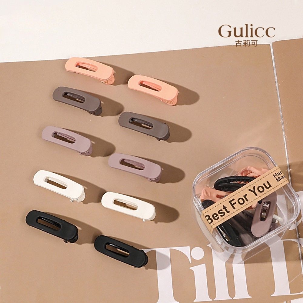 Gulicc 可愛 小髮夾 10入 盒裝(七夕情人節 頭飾 髮夾 小抓夾 韓國 生日禮物 禮物)