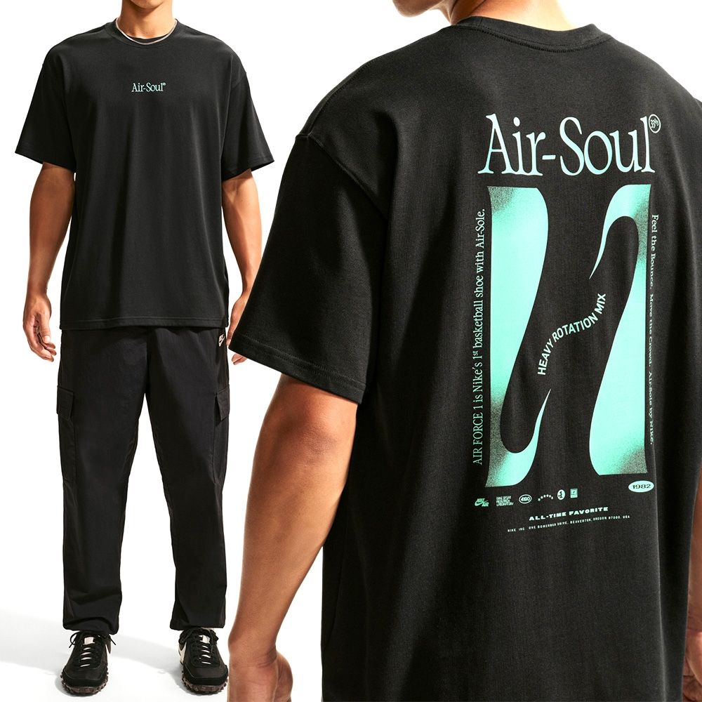 Nike As U Nsw Family Reunion Tee 短袖 男款 黑色 印花 T恤 IW1200-010