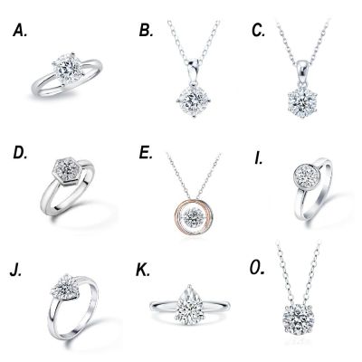 King Star GIA 30分 無色等級 3EX 天然鑽石戒指 項鍊 任選