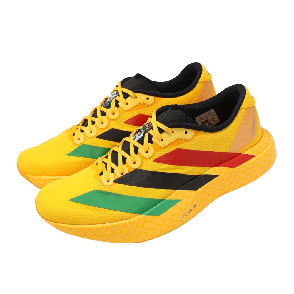 adidas 愛迪達慢跑鞋Adizero Evo SL Woven M 男鞋黃聯名緩震運動鞋