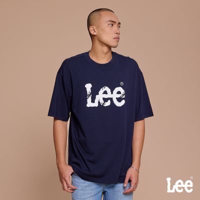 Lee 男款 OVERSIZED 街頭風印花短袖圓領TEE 藏青色 LB602042735