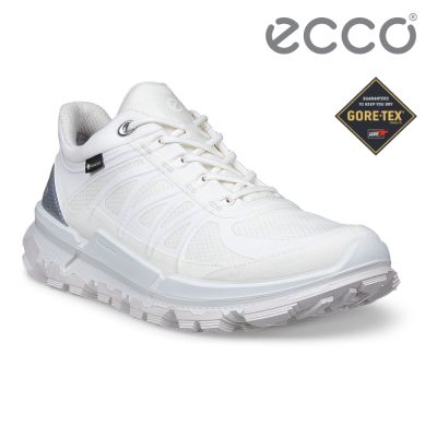 ECCO Biom 2.2 TRL W 蹤跡健步休閒織物防水運動鞋 女鞋 白色/銀色