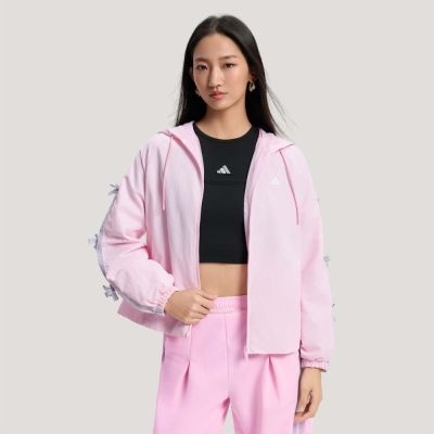 【adidas 愛迪達】 連帽外套 女 KR7603