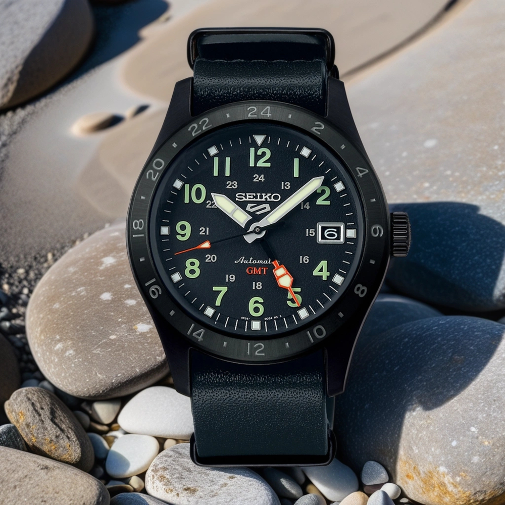 SEIKO 精工 5 Sports Field 系列 GMT機械錶 開學換新季 送禮推薦-39.4mm (SSK025K1/4R34-00C0C)_SK045