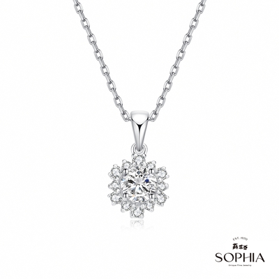 SOPHIA 蘇菲亞珠寶 - 花火 30分 GIA F/SI2 PT950鉑金 鑽石項墜