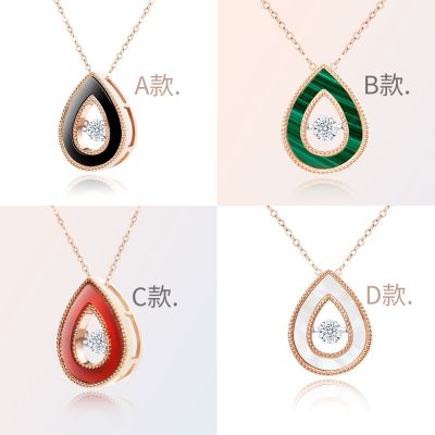 King Star 18K玫瑰金 靈動鑽墜-多款任選 (贈18K金鏈/ 單顆美鑽擁有20分視覺效果)