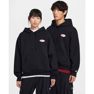 NIKE 耐吉 男女連帽上衣-黑色 AS U NK SB FLC PO HD TRUCKIN-FV7381010