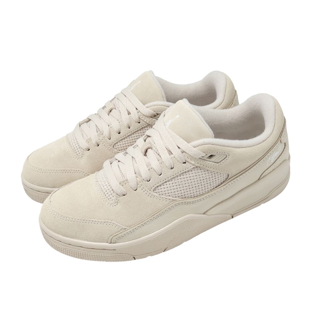Nike 休閒鞋 W Jordan Flight Court 女鞋 奶茶色 麂皮 喬丹 FZ9854-200
