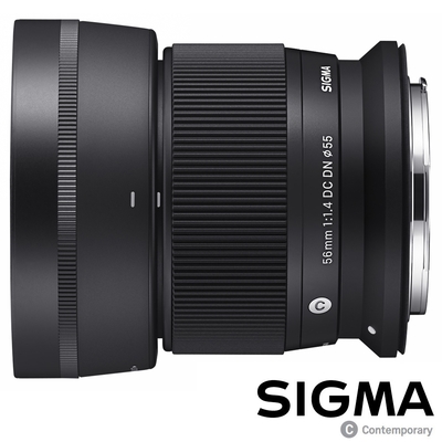 SIGMA 56mm F1.4 DC DN Contemporary for CANON RF 接環 (公司貨) 望遠大光圈定焦鏡 人像鏡 APS-C 無反微單眼專用鏡頭