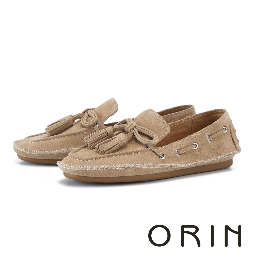 MAGY OIRN CHOiCE TAS 真皮/蝴蝶結/拼接/流蘇/穆勒/樂福/休閒/跟鞋 多款任選 (H杏色)