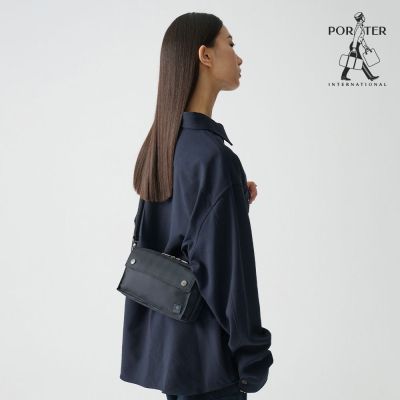 PORTER INTERNATIONAL - 低調奢華MELODY斜背包 - 藍