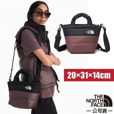 【The North Face】NUPTSE MINI BAG 背提兩用輕巧隨身側背包.手提包袋/ 8F06-CAI 棕色