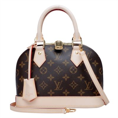 LOUIS VUITTON路易威登 LV M46990 經典Monogram印花ALMA BB手提/斜背手提包(迷你)