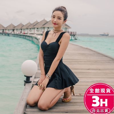 【梨卡】泳衣 泳裝 泳裙 兩件式泳衣 鋼圈泳衣 大尺碼泳衣 大尺碼泳裝 C956U【現貨24H】