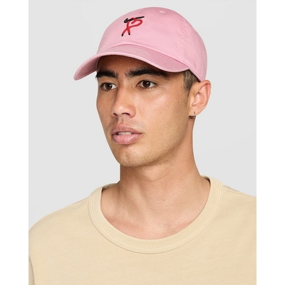 NIKE 耐吉 日常百搭 刺繡 鴨舌帽 男女棒球帽-粉色 U NK CLUB CAP U CB VDAY SP25 L-HV8697699