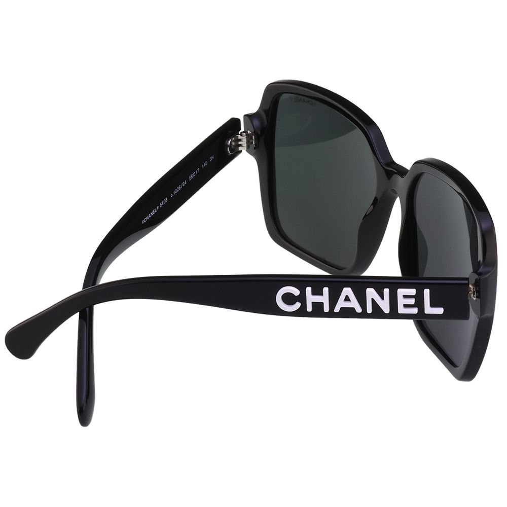 CHANEL 香奈兒太陽眼鏡(黑色)CH5408 | 飾品| Yahoo購物中心
