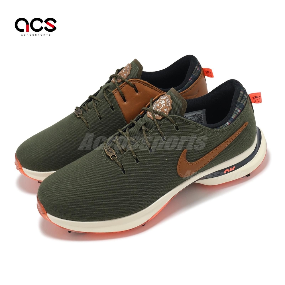 Nike 高爾夫球鞋Air ZM Victory TR 3 NRG OC24 男鞋寬楦綠橘氣墊
