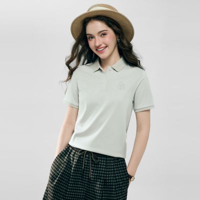 GIORDANO 女裝寬鬆短袖POLO衫 Liquid Touch系列【多色任選】