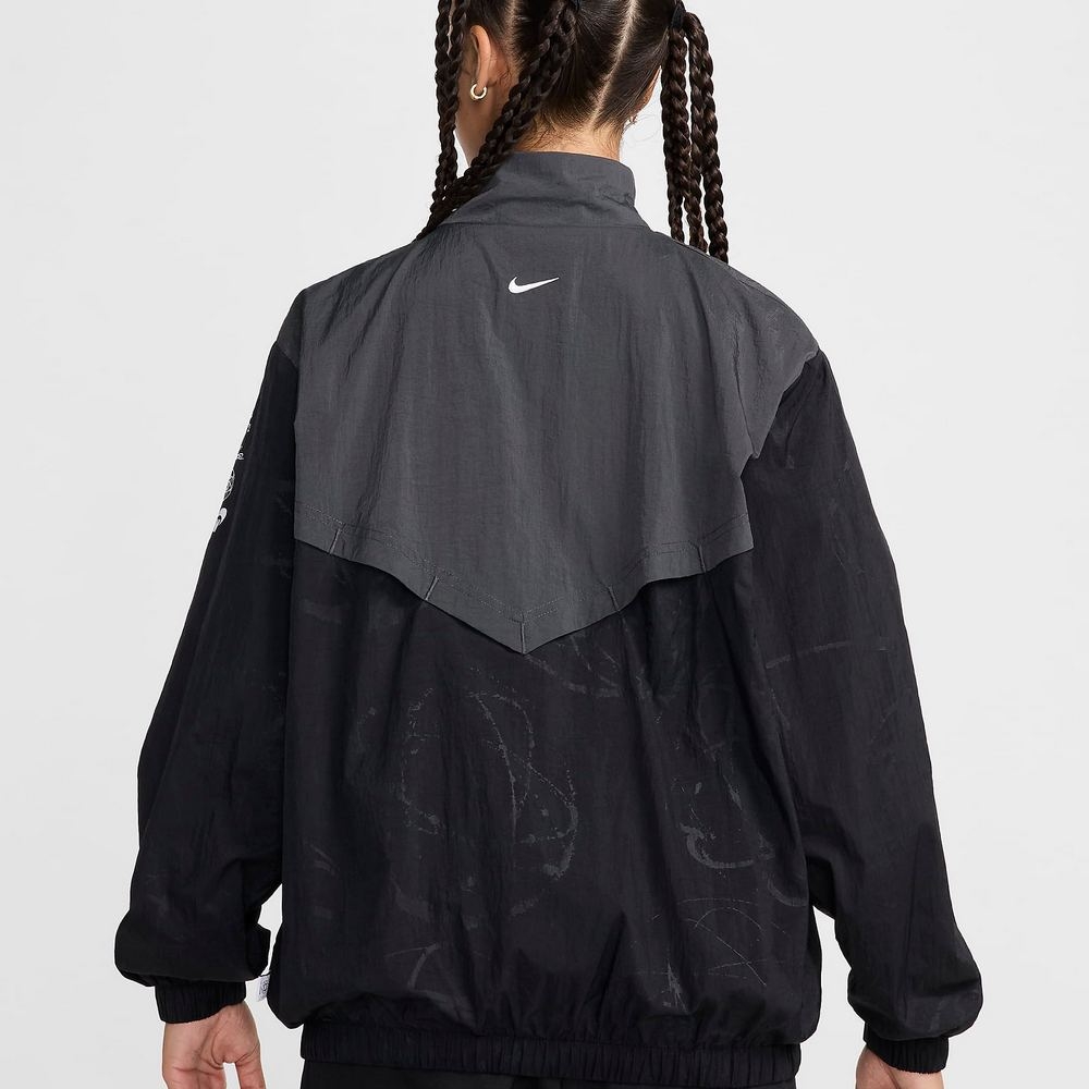 NIKE AS W NSW BRKNG WR JKT 女休閒外套-黑灰-HF6069010 | NIKE