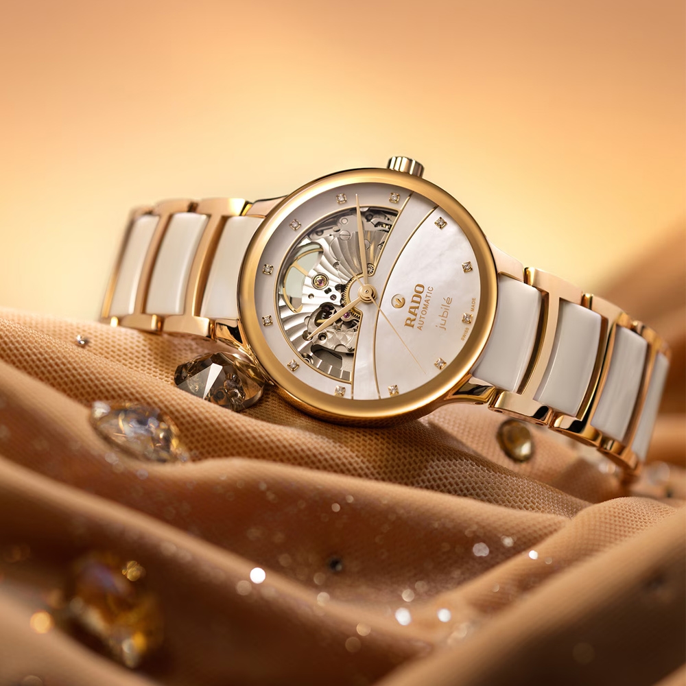 RADO 雷達錶Centrix 晶萃真鑽開芯機械錶-35mm R30029922 | RADO