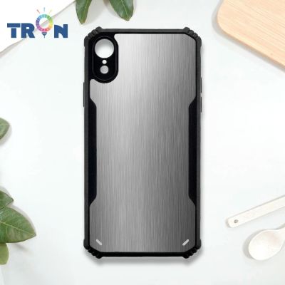 TRON iPhone XR 金屬質感 四角防摔 機甲殼 軟硬殼 手機殼