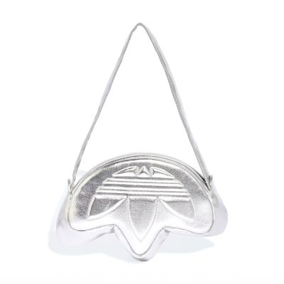 Adidas Trf Bag Met 銀色 金屬感 三葉草 隨身 休閒 小包 斜背包 肩背包 KR1604
