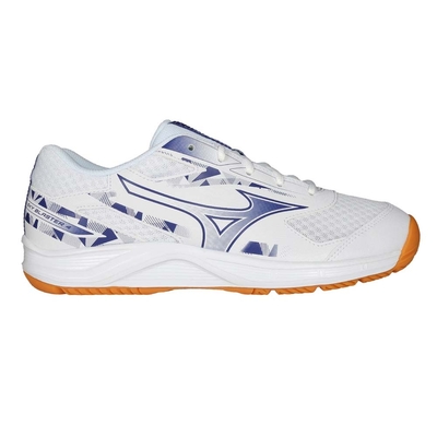 MIZUNO SKY BLASTER 4 男女羽球鞋-3E-寬楦 運動 71GA253311 白丈青