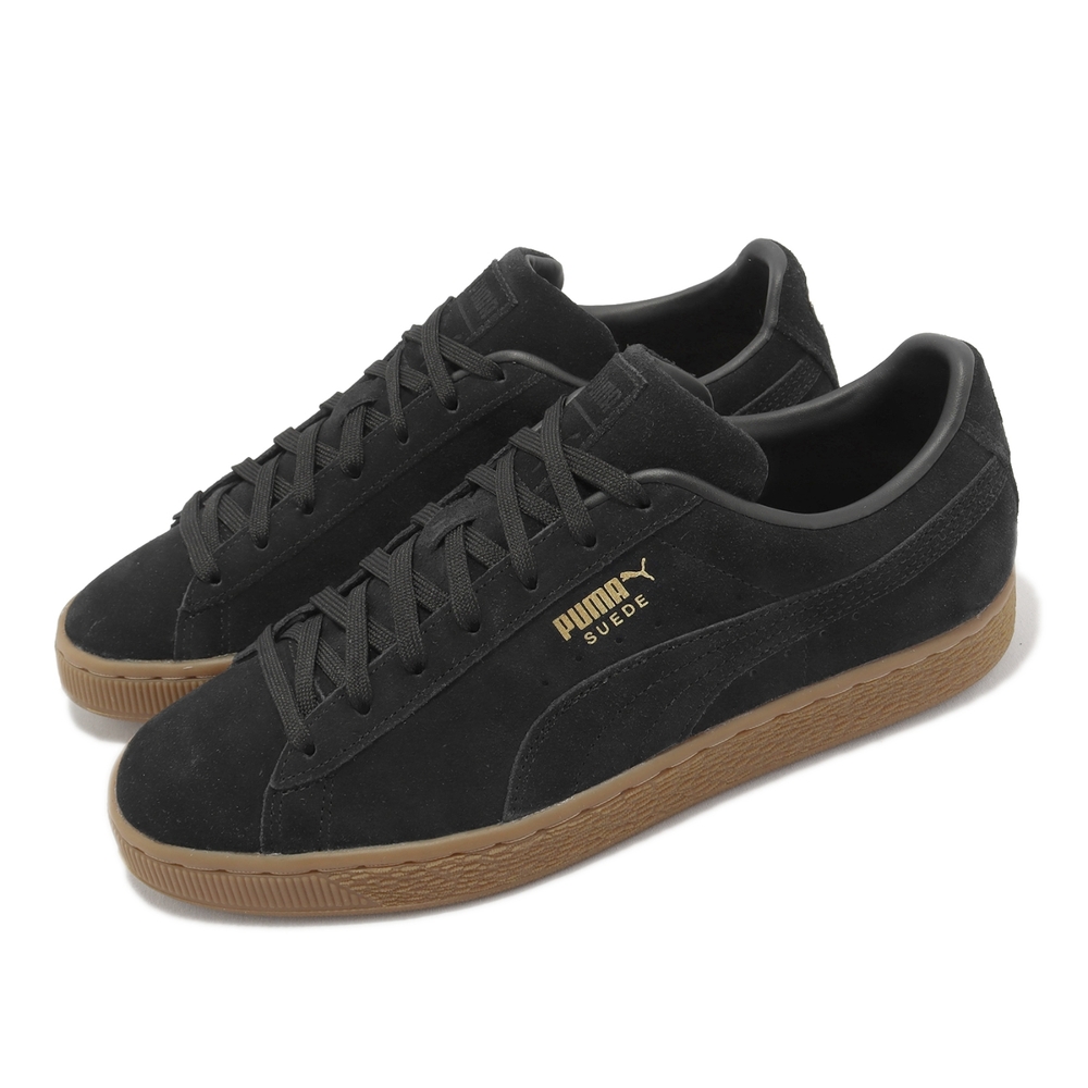 Puma 休閒鞋Suede Gum 男鞋黑棕麂皮金標低筒復古38117401 | 休閒鞋| Yahoo購物中心