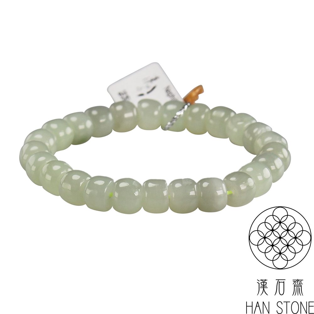 漢石齋】天然A貨青玉和田玉手串(直徑8mm/25顆) | 漢石齋| Yahoo購物中心