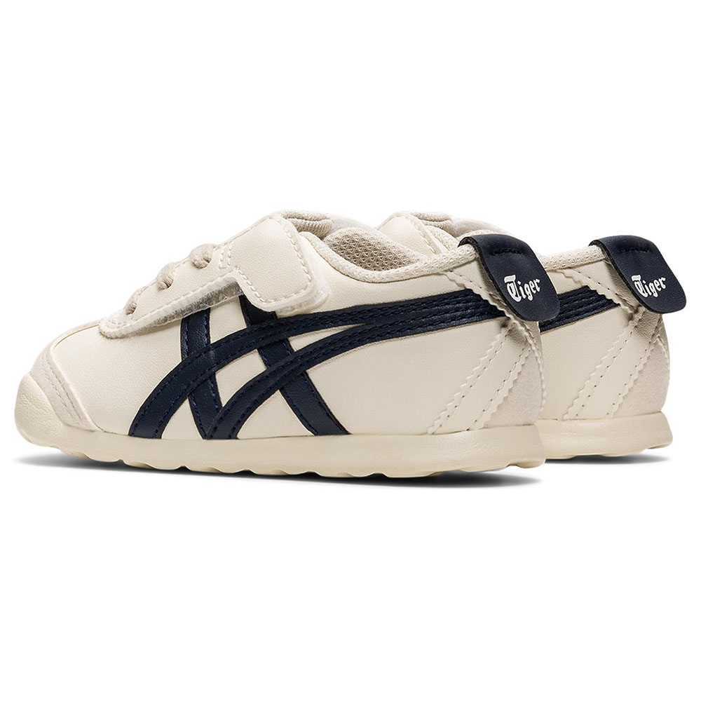 Onitsuka Tiger】鬼塚虎米白底深藍虎爪紋MEXICO 66 小童鞋