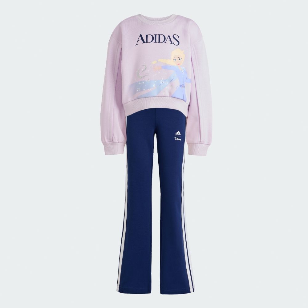 adidas 愛迪達】 DISNEY 冰雪奇緣運動套裝長袖/長褲童裝JZ3579 | 上衣