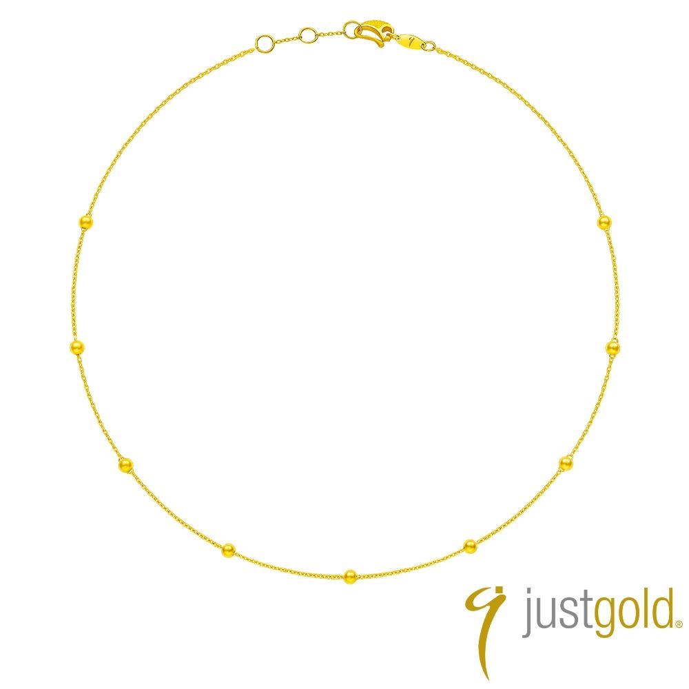 【Just Gold 鎮金店】稜合 TrioLink 黃金項鍊