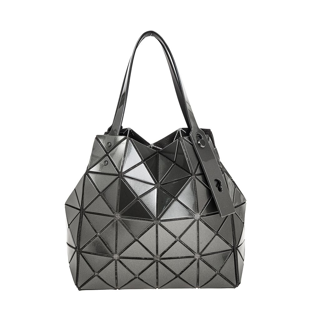BaoBao 一生三宅　CARAT 2 希少品 ISSEY MIYAKE 三宅一生BAOBAO 新款CARAT系列金屬材質4x4三角格手提包