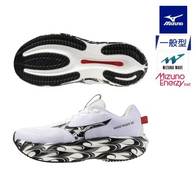 【MIZUNO 美津濃】WAVE RIDER 30 男款慢跑鞋 (30周年紀念) J1GU262381