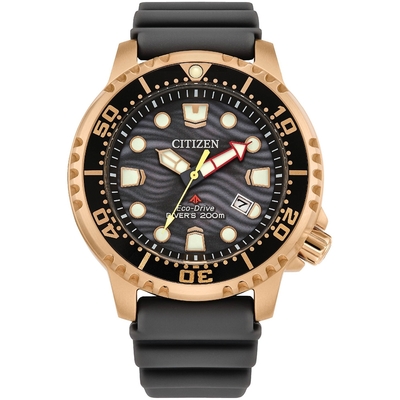 CITIZEN 星辰 PROMASTER MARINE 光動能200米潛水錶 開學購物季 送禮首選 BN0163-00H