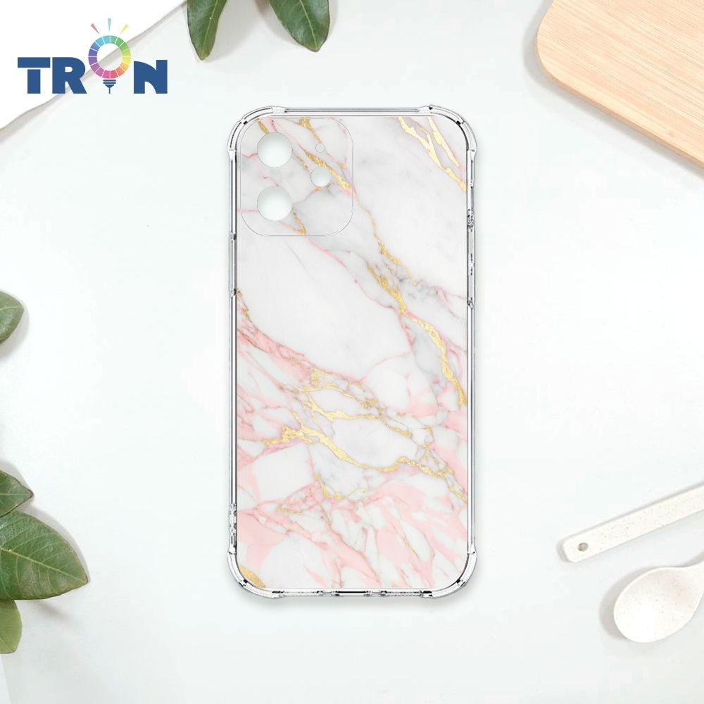 TRON OPPO Reno 15 大理石紋 四角防摔 軟殼 手機殼