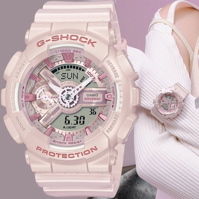 CASIO 卡西歐 G-SHOCK 珠光系列 粉彩運動女錶 手錶 寵愛媽媽 送禮推薦 GMA-S110ST-4A