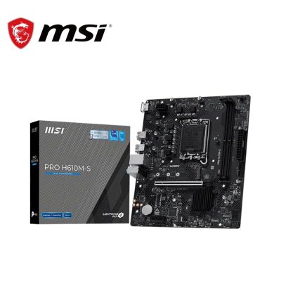 微星 PRO H610M-S D5 主機板+Intel i3-14100【4核/8緒】+微星 N210-MD1G/D3 顯示卡