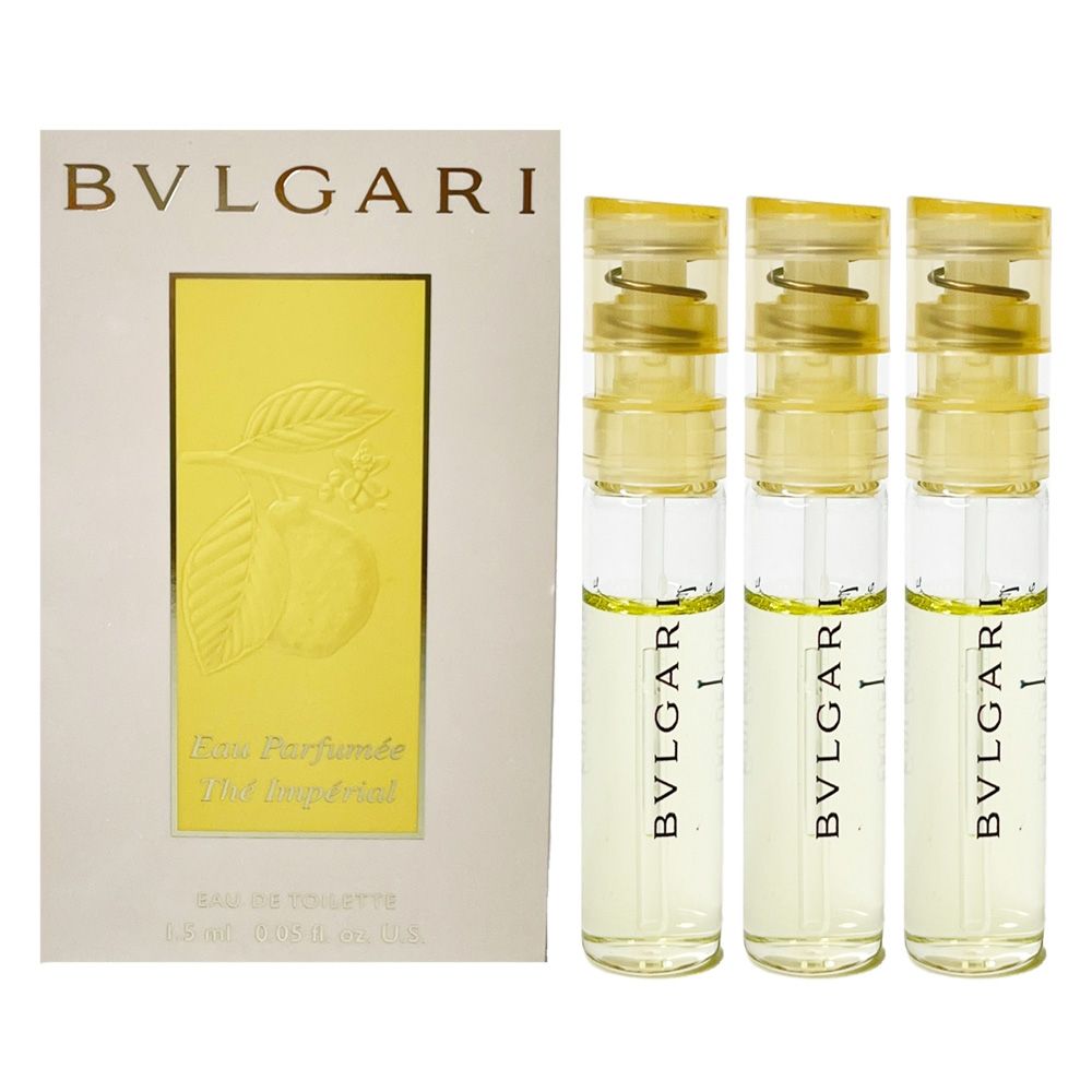 BVLGARI寶格麗帝王紅茶香淡香水1.5ml X3入組| 香水/香精/香膏| Yahoo