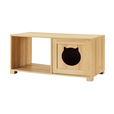 RICHOME 凱特貓咪茶几櫃W90×D40×H40 cm
