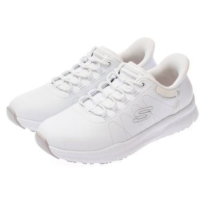 SKECHERS 女工作鞋系列 瞬穿舒適科技 NAMPA SR - 108218WHT
