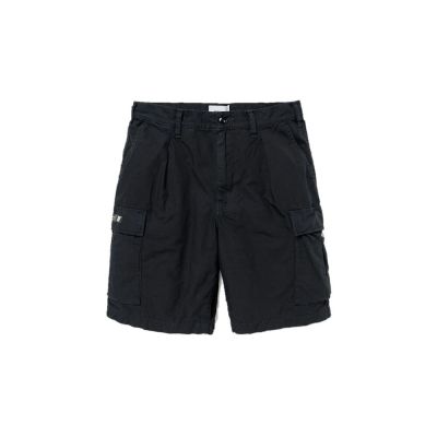 Wtaps Mils9602 / Shorts / Cotton Ripstop 黑色工裝五分褲251WVDT