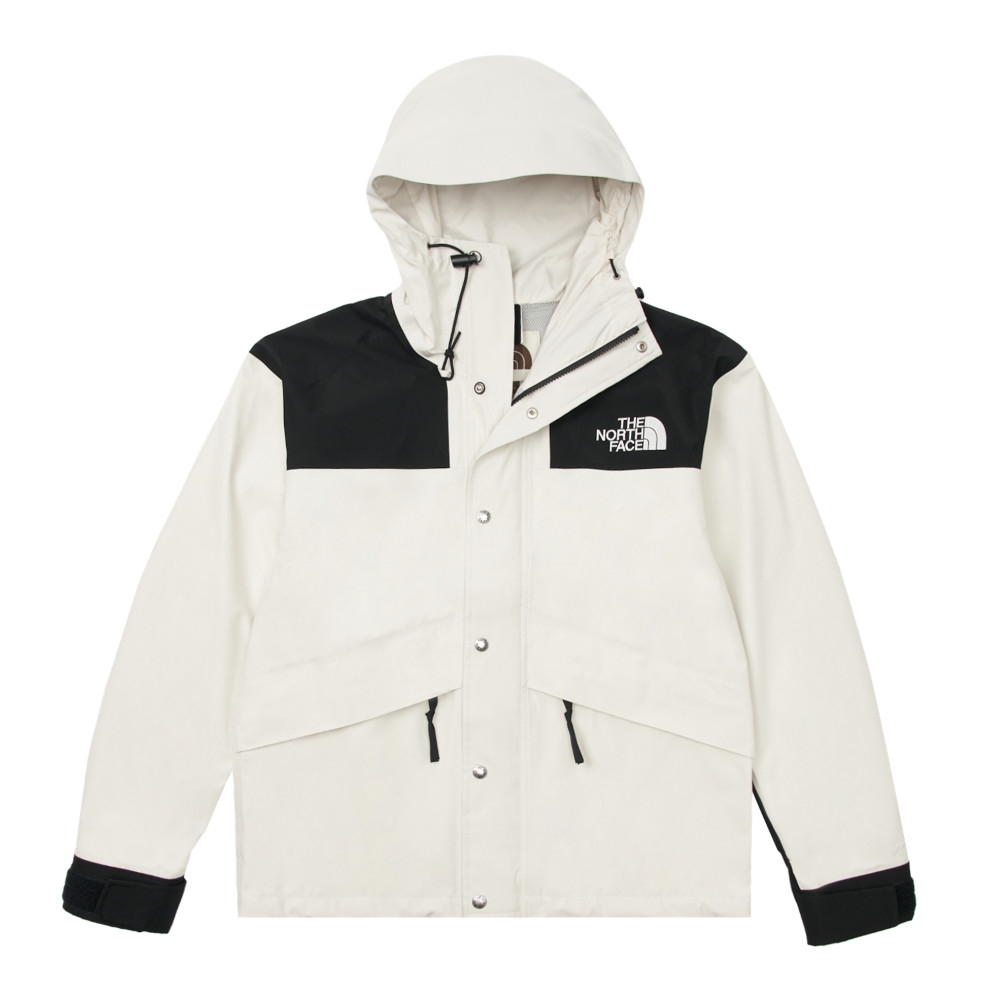 The North Face 官方旗艦】 【經典ICON】北面男款米白色防水透氣舒適連