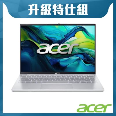 ACER 宏碁 Swift Lite SFL14-54M-54DH 14吋輕薄AI特仕筆電 銀(Ultra5-115U/32GB/512G+4TB SSD/W11)