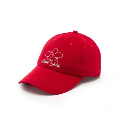 FILA 時尚LOGO帽-紅色 HTA-5016-RD