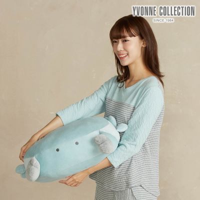 YVONNE COLLECTION 螃蟹多功能抱枕-湖水綠
