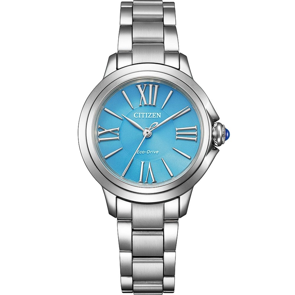 CITIZEN 星辰L系列光動能大三針女錶 EM1161-55L