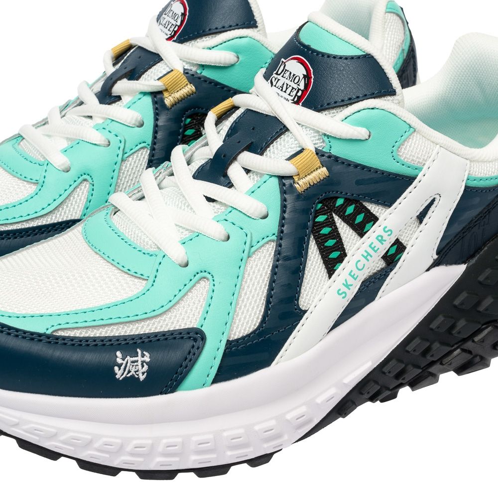 SKECHERS 男鞋休閒系列鬼滅之刃聯名款-時透無一郎款(802031GRMT