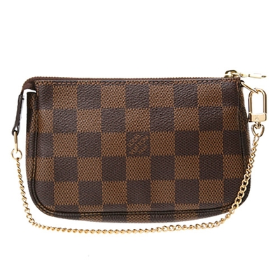 LV Louis Vuitton路易威登 N58009 經典Damier帆布小巧手拿包